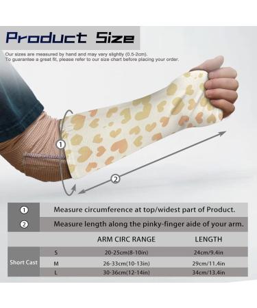 Heart Arm Cast Shower Cover | Breathable Soft Protector for Adults & Kids | Arm Plaster Sleeve for Showers & Swimming | Vacation & Bath Use - Buy Online on GoSupps.com