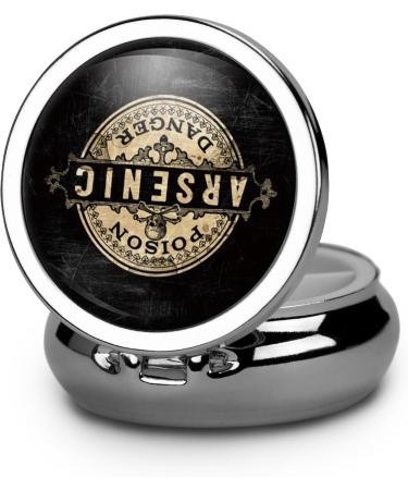 Arsenic Vintage Style Pill Box Case | Pill Organizer & Trinket Holder for Vitamins | International Shipping Available - Buy Online on GoSupps.com