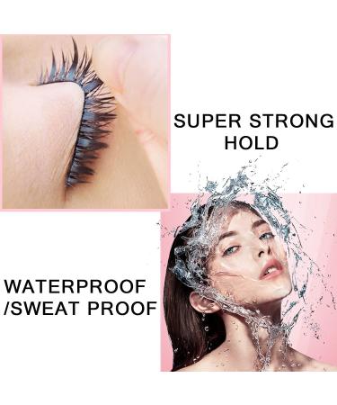 CMNRO Waterproof Lash Glue - Super Strong Hold, Latex-Free Adhesive for False Lashes - Safe for Sensitive Eyes - 0.176oz Black - Buy Online on GoSupps.com