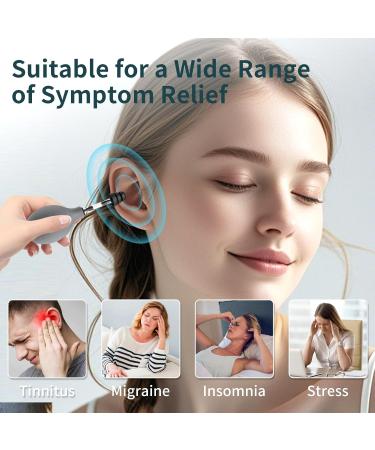 Ear Pressure Relief Device for Alleviating Migraine Tension and Tinnitus - Ringing Ears Solution Headache Relief Cap Airplane-Friendly Includes 3 Sizes of Soft Earplugs - Sleek Gray (Gray) - Buy Online on GoSupps.com