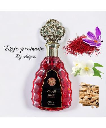 Roje Premium Adyan by Anfar EDP 100Ml (3.4Oz) - Long Lasting Fragrance - Arabian Perfume - Best Impession of B Rouge 540 - Buy Online on GoSupps.com