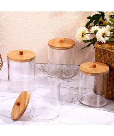 SRCasy 2-Piece Cotton Pad & Swab Holder - Stylish Makeup Container & Accessory Box for Cotton Pads & Earrings - International Shipping Available - Buy Online on GoSupps.com