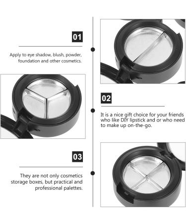 Beavorty 4 Pieces Transparent Eyeshadow Boxes Multi Grid Organizers for Lipstick Make Up for DIY Home Use Suitable for Eyeshadow Blush More - Buy Online on GoSupps.com