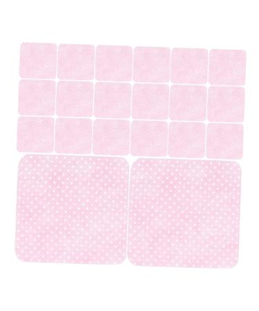 FRCOLOR 2 Boxes Nail Wipes Travel Wipes Gel Nail Polish Cleaning Wipes Paint Remover Wipes Nail Polish Remover Wipes Makeup Wipes Remover Makeup Wipes Travel Size Nail Pads Cotton 4.80X4.80X0.10CM Pink