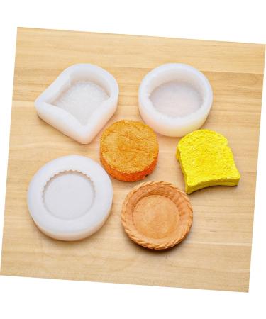 Zerodeko 2pcs Cake Mold Chocolate Making Egg Tart Candy Baking Accessories Muffin Baking Molds Silicone Bakeware Ice Ball Mold Candle Molds Baking Supplies Cake Pie Silica Gel White Fluffy White 9X8X2.6CM - Buy Online on GoSupps.com