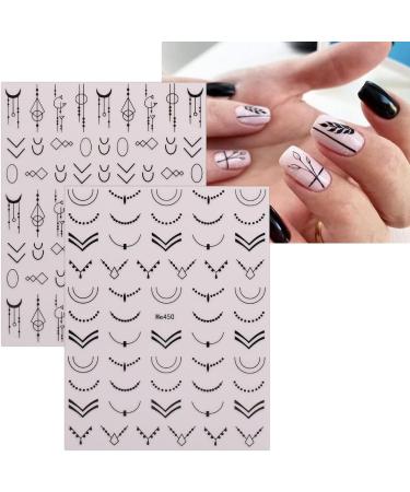 JMEOWIO Floral Nail Art Stickers - 12 Sheets, Self-Adhesive Design Decals for Spring/Summer Nails - Buy Online on GoSupps.com