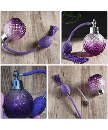 HEALLILY 100ml Perfume Fragrance Atomizer Vintage Crystal Refillable Perfume Atomizer Fine Mist Empty Perfume Bottle with Long Tassel - Buy Online on GoSupps.com