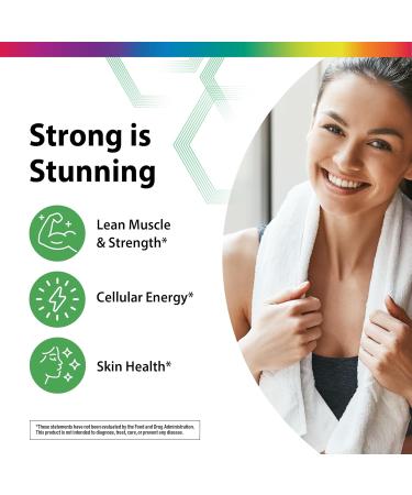 Rainbow Light Creatine + Multi Collagen | 10 Ounce | 5g Creatine Monohydrate Plus 10 Types of Collagen | Supports Lean Muscle Cellular Energy & Skin Health | Unflavored Powder - Buy Online on GoSupps.com