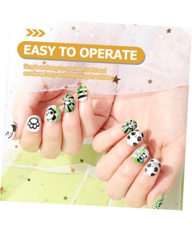 Healeved 1 Set Children's Nail Art Toys Makeup Kit for Girls 10-12 Nail Art Kit for Birthday Makeup Toy Kids Toys Toddler Suits Kids Nail Kit Paper Make up 3d Nail Stickers - Buy Online on GoSupps.com