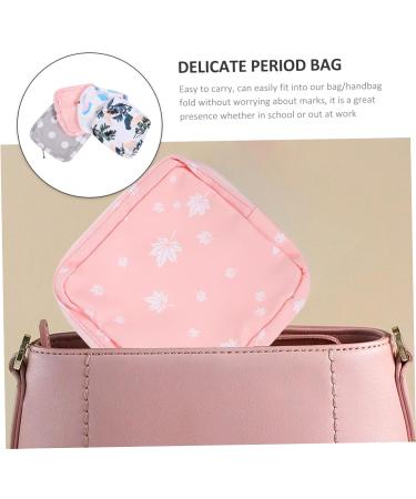 Gleavi 4-Piece Women's Binding Bags | Blumen Makeup & Lipstick Holder Set | Portable Period & Makeup Bags | Stylish Accessories 15x15x4cm - Buy Online on GoSupps.com