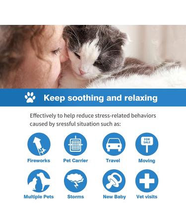 CPFK Cat Calming Collar 3 Pack - Pheromone Stress Relief for Cats and Kittens - Calm Anxiety and Promote Relaxation - Breakaway Design - Gray - Buy Online on GoSupps.com