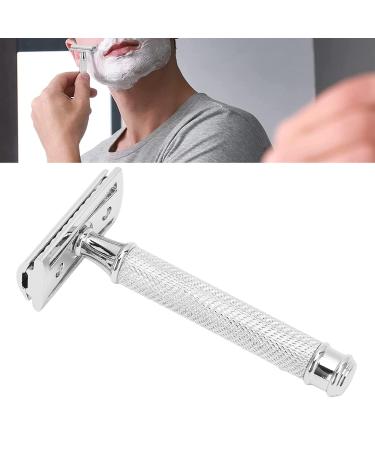 Safety Razor for Men - Zinc Alloy Double Edge Portable Shaver & Holder | International Shipping - Buy Online on GoSupps.com