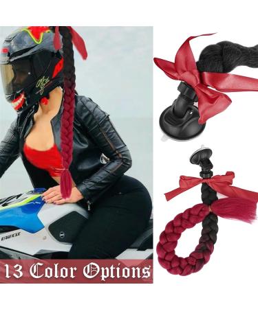 Ponytail Extensions Helmet Braid Hair Extension Synthetic Motorcycle Braid Hair Ponytail 20 Inch Long Ombre Color Helmet Braid Hair Accesorios for Woman for Women (Color : B3 Size : 20inches) 20inches B3 - Buy Online on GoSupps.com