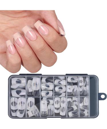 FEIlei Stylish Press on Nails Medium Square Fake Nails Summer False Nail Christmas Gift for Women and Girls Black - Buy Online on GoSupps.com