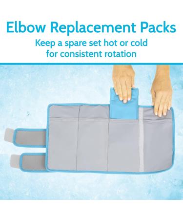 Arctic Flex Gel Replacement Packs - Reusable Elbow Ice Brace - Hot/Cold Therapy for Pain Relief & Swelling - Compression Wrap for Athletes - Buy Online on GoSupps.com