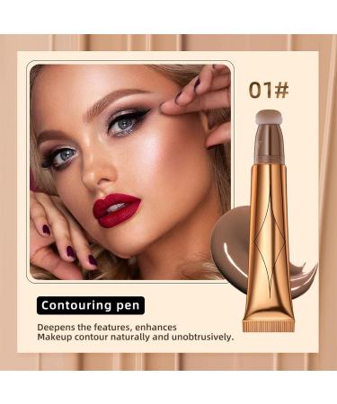 3 Pack Contour Beauty Wand Kit - Liquid Face Concealer, Blush and Highlighter Stick Set - Easy to Blend, Lightweight Formula - Cushion Applicator Included - Buy Online on GoSupps.com