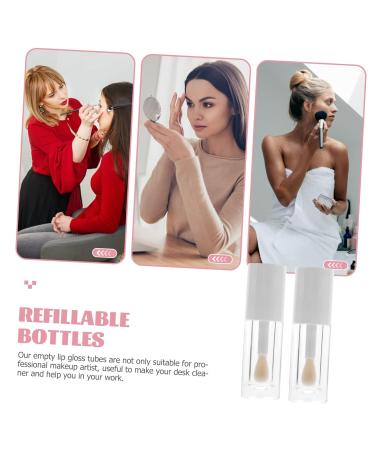 Buy FRCOLOR 12pcs Lipstick & Lip Gloss Tubes - White Cosmetic Containers for International Shipping - Buy Online on GoSupps.com