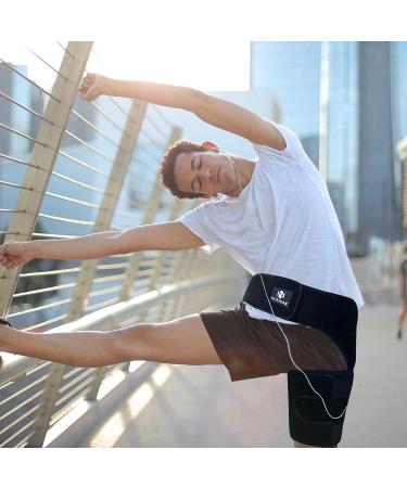 NOSIDAK Hip Brace - Sciatica Pain Relief & Thigh Compression Sleeve for SI Joint, Nerve Pain, Arthritis, Bursitis, and Muscle Strain - Buy Online on GoSupps.com
