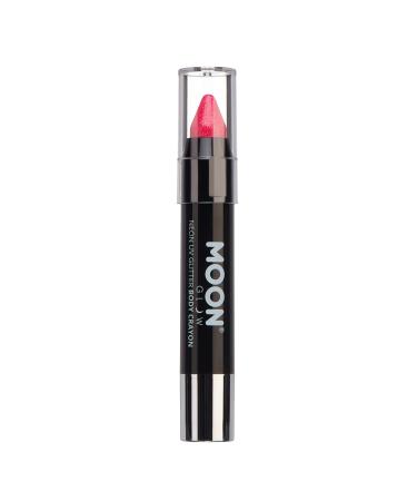 Moon Glow - Neon Uv Glitter Body Crayons  Pink  3.5g Single Hot Pink