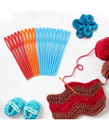 50 Pcs Large Eye Plastic Needles - 2.7inch/7cm - Sewing, Darning & Tapestry Needles for Kids and Crafts - Buy Online on GoSupps.com