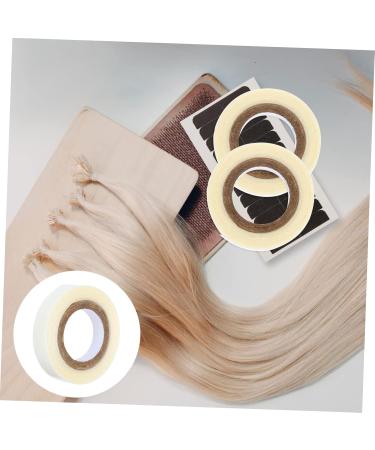 MAGICLULU 1 Roll Wig Film Lace Hair Tape Hair Extensions Tape Clear Hair Ties Crystals and Gemstones Hair Ties for Womens Hair Womens Wigs Glue Real Hair Women's White Double Sided Tape 5x5cm White - Buy Online on GoSupps.com