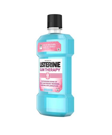 Listerine Gum Therapy Antiplaque Mouthwash - Glacier Mint ADA Accepted - 1L (Pack of 6) - Buy Online on GoSupps.com