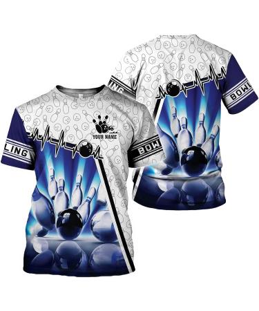 Custom Name American Bowling Shirt | Personalized 3D All Over Printed Men's Bowling Gift - Buy Online on GoSupps.com