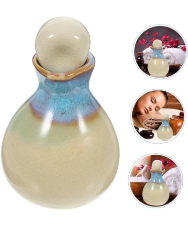 Beatifufu Aroma Diffuser for Home Empty Perfume Ceramics Bowl for Beauty Salon Soy Sauce Olive Oil Bottle Pack 5.5 7.5cm White - Buy Online on GoSupps.com
