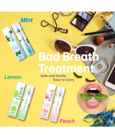 3 Count Fruit Mint Mouth Spray Breath Spray for Adults Bad Breath Treatment Oral Breath Spray Breath Freshener for Bad Breath Mouth Spray Dry Mouth Spray (0.7OZ/20ML) - Buy Online on GoSupps.com