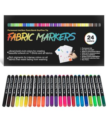 JR.WHITE Acrylic Paint Pens for Rocks, Canvas, Wood - Crafts, Graffiti  Markers for Adults, Kids