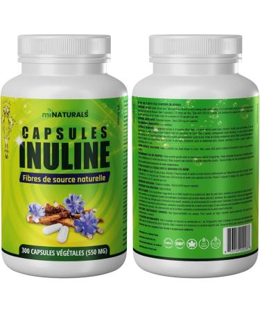 miNATURALS Pure Inulin Fiber Capsules 300 Veggie Caps Made from Chicory Root Helps Promote Constipation Relief Improves Gut Health 300 count (Pack of 1) - Buy Online on GoSupps.com