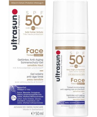 ultrasun 50+SPF Tinted Face Honey 50 ml single - Buy Online on GoSupps.com