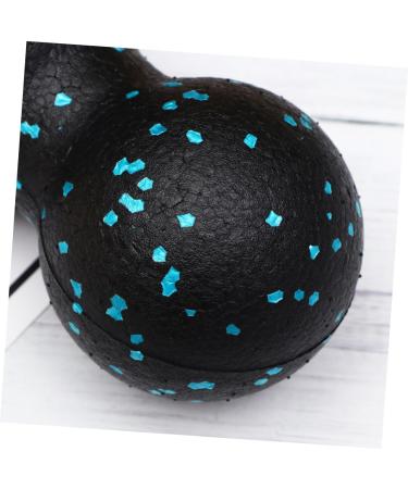 Marmerdo Massage Ball - 16.5x8.5x2cm Blue Peanut Gymnastics & Lacrosse Device for Foot Neck and Muscle Massage | Ideal Fitness & Yoga Tool - Buy Online on GoSupps.com