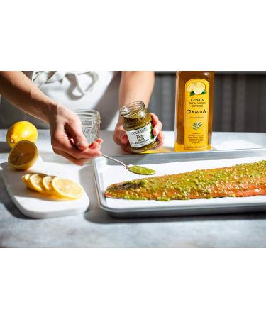 Colavita Lemon Extra Virgin Olive Oil - 32 Oz - Ideal for Marinades, Dressings, Bread Dipping, Grilling, Roasting, and Sauteing - Perfect for Your Favorite Proteins and Vegetables - 1 Pack - Buy Online on GoSupps.com