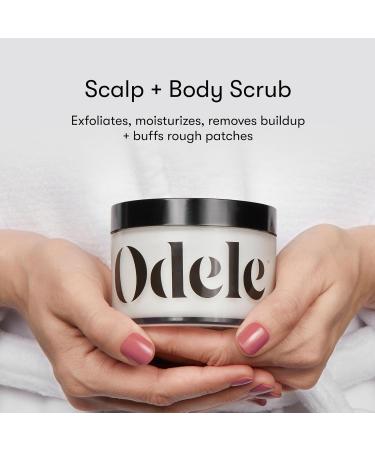 Odele Scalp + Body Scrub Exfoliating Sugar Scrub with Caffeine to Remove Buildup Hydrate & Smooth Skin and Scalp For All Hair & Skin Types 8 oz - Buy Online on GoSupps.com