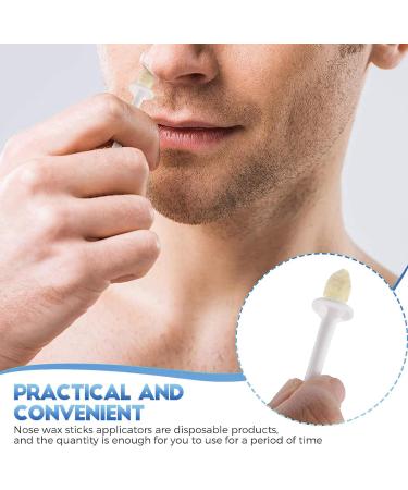 Msteco Nose Wax Chopsticks 100 Pcs Nasal Hair Wax Sticks & Applicators for Men | Nose Hair Removal & Cleaning Set - Buy Online on GoSupps.com