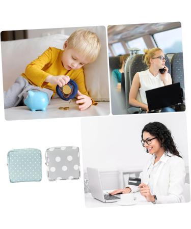 Goohochy 2-Pack Menstrual Pad Storage Bags | Stylish Oxford Bags for Period Pads | Perfect for Teens & Mothers - Buy Online on GoSupps.com