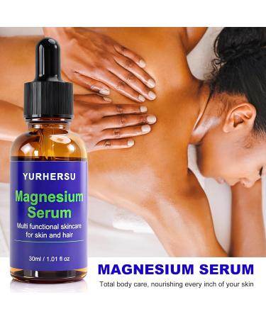 YURHERSU Magnesium Serum for Women Skin and Hair Care Hydration Magnesium Serum with Collagen Long-lasting Moisturization Revitalizing Nourishment Skin Tightening & Firming 1.01 FL OZ - Buy Online on GoSupps.com