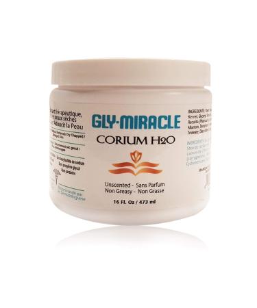 Corium H2O Moisturizing Body Cream for Sensitive Extremely Dry Skin Non-Greasy Skin Humectant for Hands Body & Feet Fragrance-Free No Parabens 16 Ounce Jar