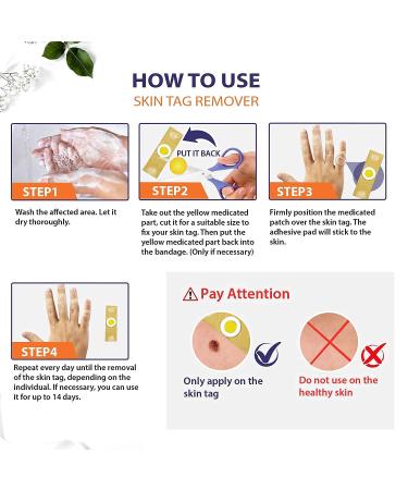 Advanced Skin Tag Remover Pads - Set of 42 Quality Orange Pads - Buy Online on GoSupps.com