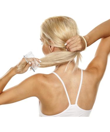 FRCOLOR 8cm Silver Metal Veil Comb - Hair Side Combs - Hair Clip for Women Wire Bridal Veil Hair Clip Comb DIY Wedding Veil Hair Accessory - Buy Online on GoSupps.com