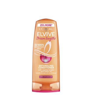 L'Oreal Paris Elvive Dream Lengths Conditioner Nourishing & Strengthening Treatment Enriched with Castor Oil For Long Damaged Hair 500ml 500 ml (Pack of 1) - Buy Online on GoSupps.com