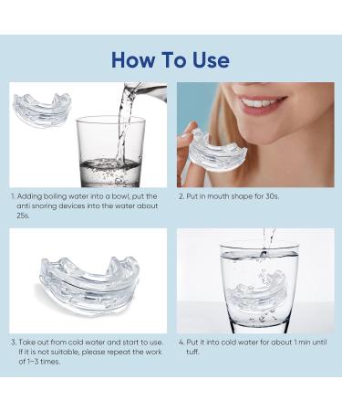 Memonotry Snoring Aid Mouthpiece - Shapeable Anti-Snoring Device for Men/Women - Stop Snoring Comfortably - 1PCS - Buy Online on GoSupps.com