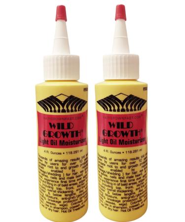 Wild Growth Light Oil Moisturizer Clear 4 Fl Oz (Pack of 2)