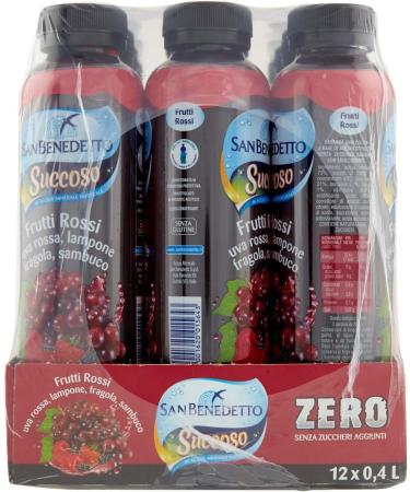 SAN BENEDETTO JUTEUX ZERO RED FRUITS 12 X 40 CL - Buy Online on GoSupps.com