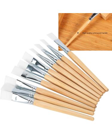 Facial Mask Brush Soft Hair Mud Applicator DIY Skin Care Tool with Wooden Handle - Buy Online on GoSupps.com
