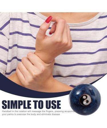 Beavorty Vintage Blue Enamel Baoding Balls - Traditional Chinese Hand Massage & Fitness Exercise Balls - Buy Online on GoSupps.com
