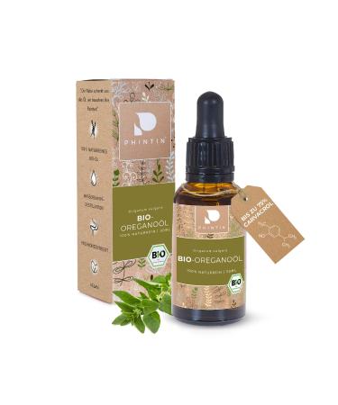 Phintin 100% Oregano oil - 30ml high -bioavailable natural immunbooster seasoning skin and hair care body cleaning