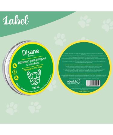Disane Natural Dog Anti-Wrinkle Balm 100ml | Dog Fold Cream | Protects & Moisten Irritated Skin - Fragrance & Flavor Free - Buy Online on GoSupps.com