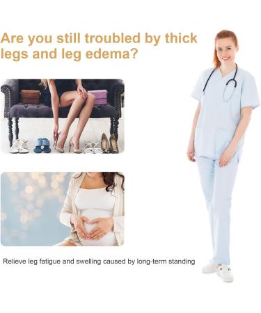 Radsocken 3 Pairs Compression Socks for Women Men Surgical Compression Stockings Flight Socks Knee High Support Socks for Sport Pregnancy Nursing Varicose Veins Travel Work 20-25 mmHg - Buy Online on GoSupps.com